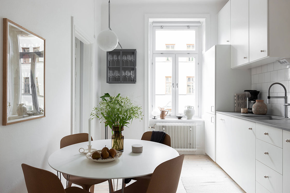 斯德哥尔摩 44 平米雅致小公寓,极简设计放大空间-7