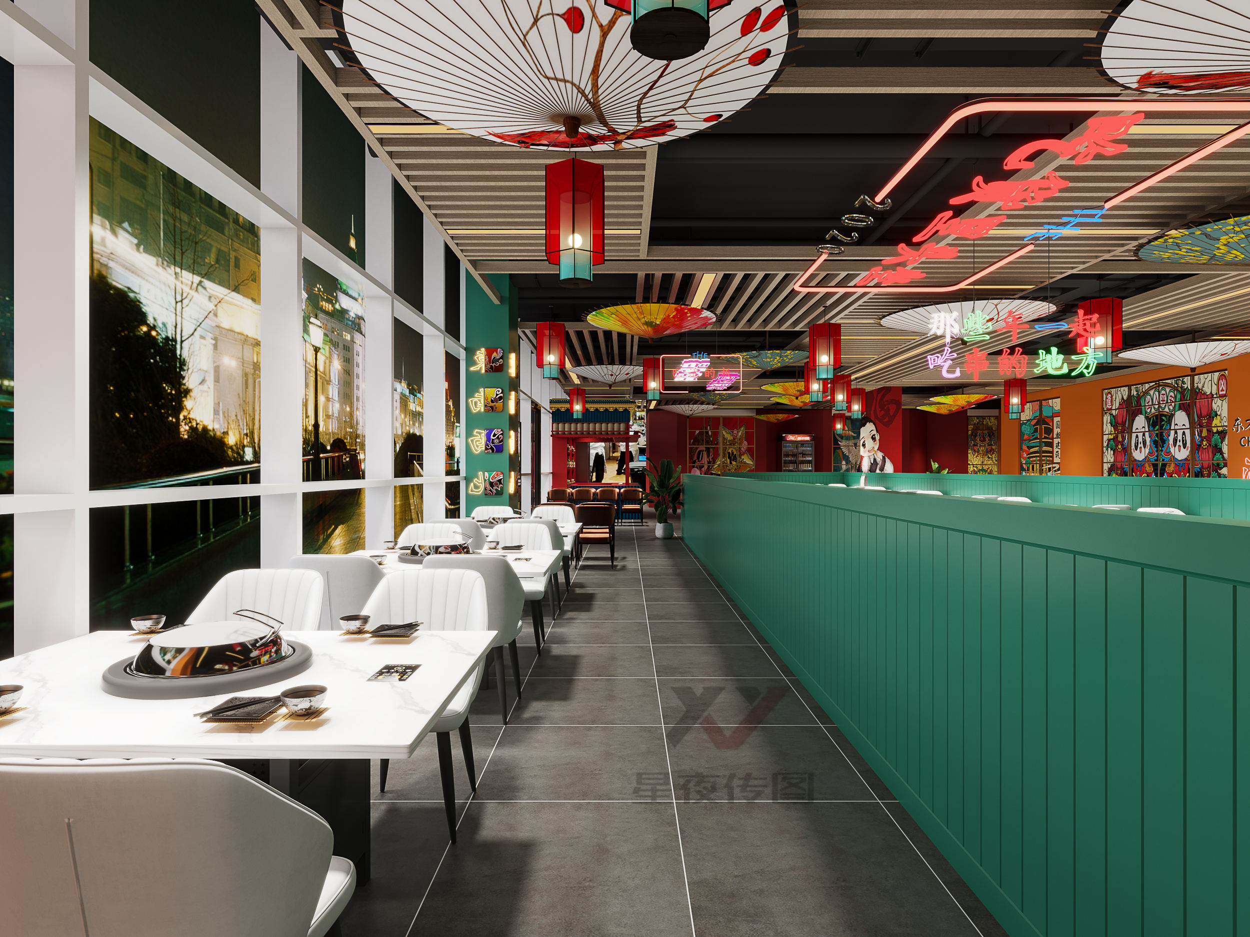 特色工装火锅店-11