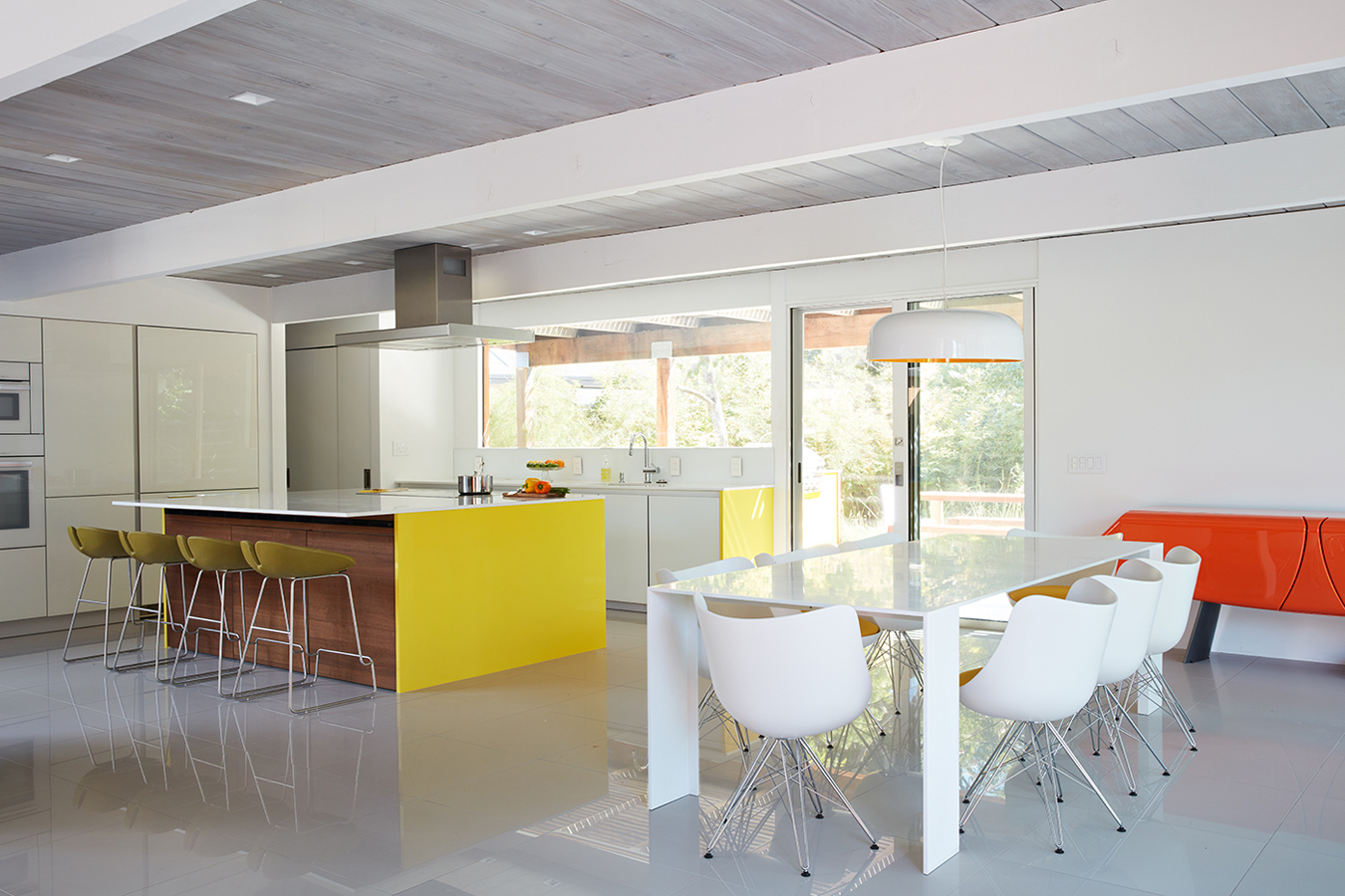 加州山景城双重山墙 Eichler 住宅翻新-17