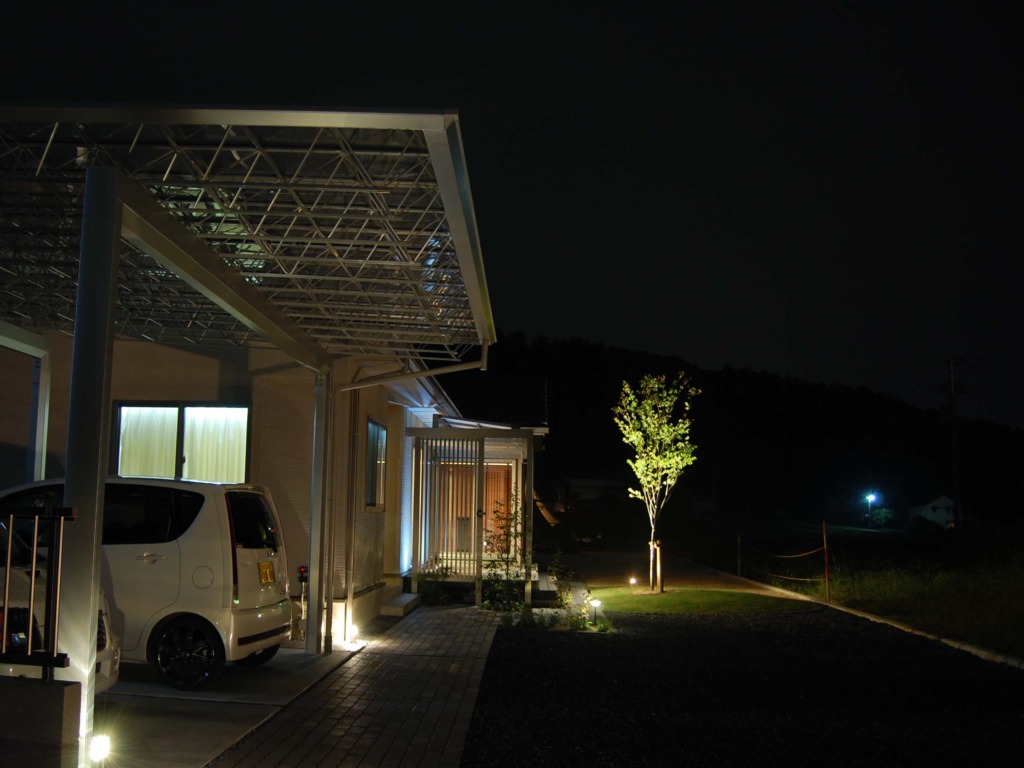 平屋建て和風モダン住宅の新築外構-29