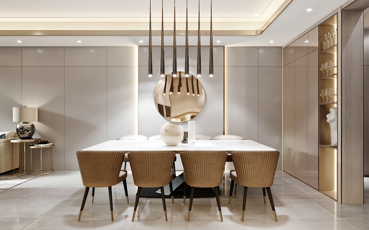 现代轻奢生活空间设计-18