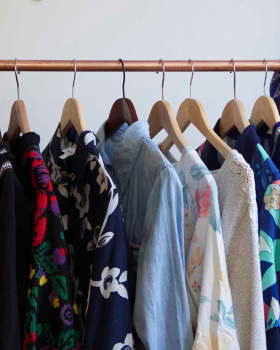Copper Clothes Rail