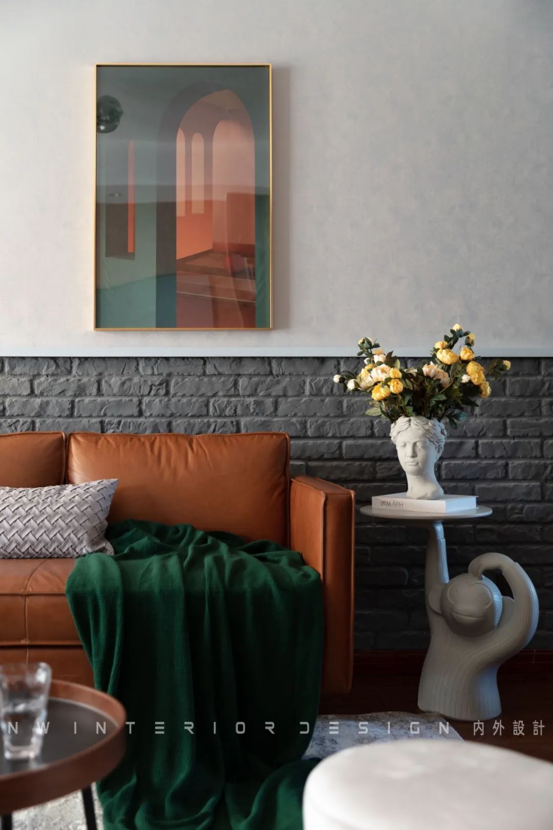 岳阳天伦国际钟宅 | 实景作品《咖啡与香草》——深色调的温馨空间-32