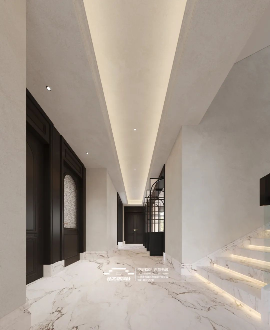 君临山水别墅·香奈儿法式丨中国桂林丨品之筑设计-27