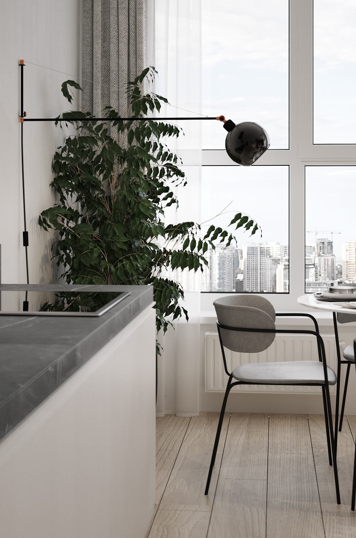 时尚舒适公寓设计丨乌克兰丨Lera Dzherely-33