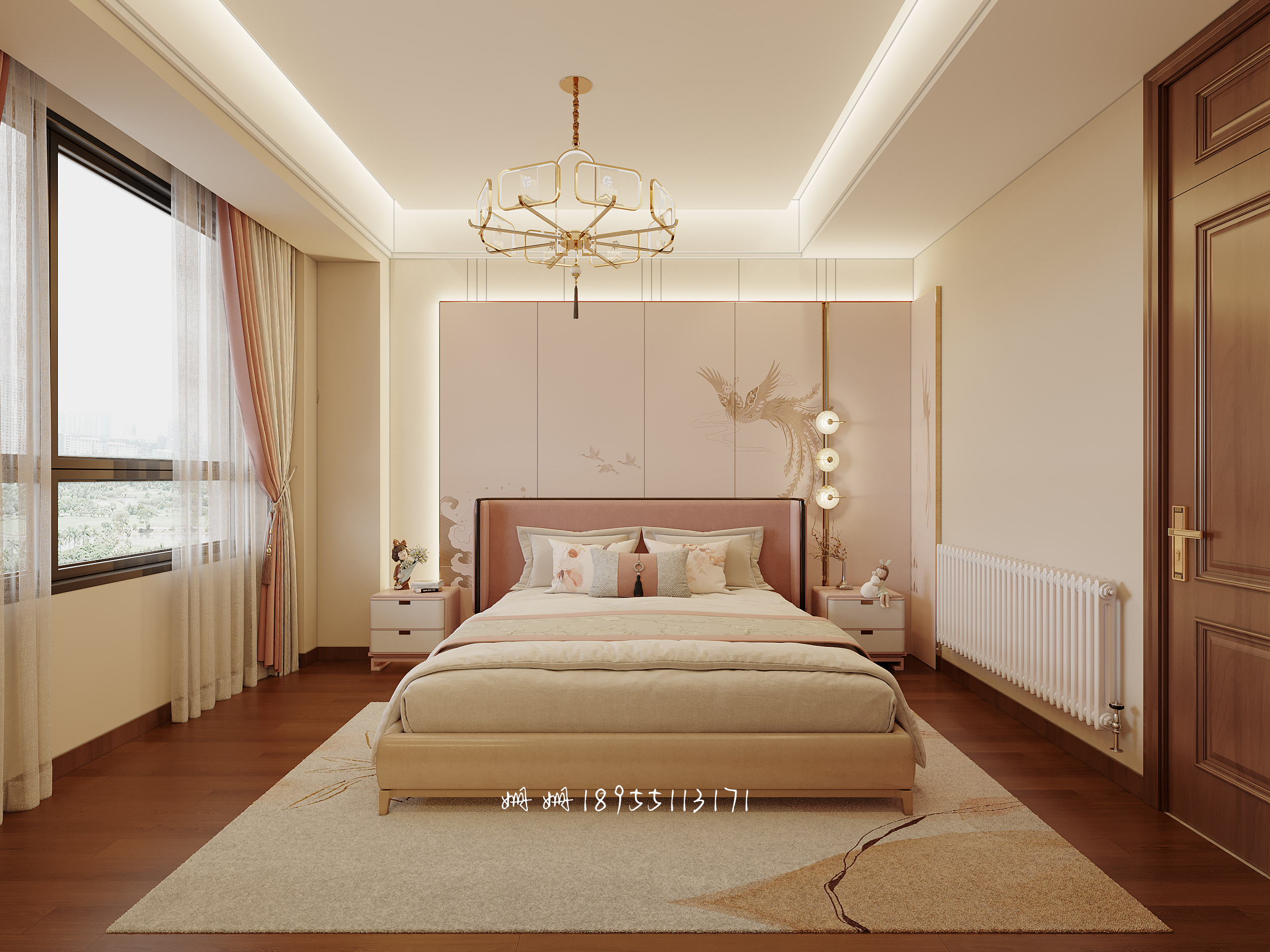 新中式轻奢大平层，重新定义都市光影中的东方美学-7