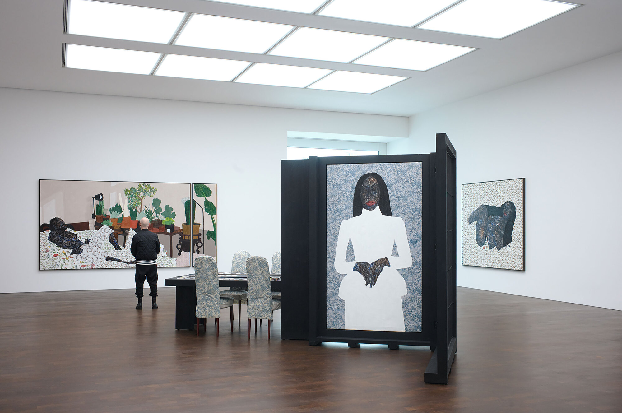 Awulai Ashia & Nkyinkyim Exhibition at Gagosian / DeRoche Projects-23