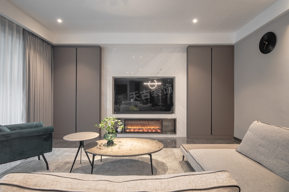 北大资源蘭庭序 · 现代简约风格大平层设计-4