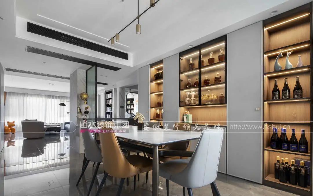 180㎡现代轻奢家丨山水-40