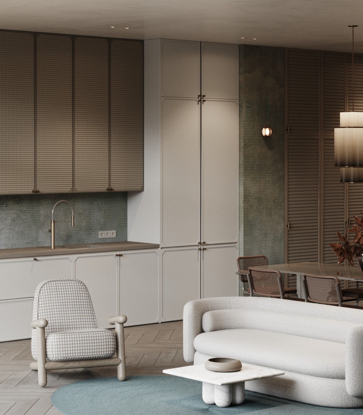 氛围感超强的住宅设计 超温馨！-3