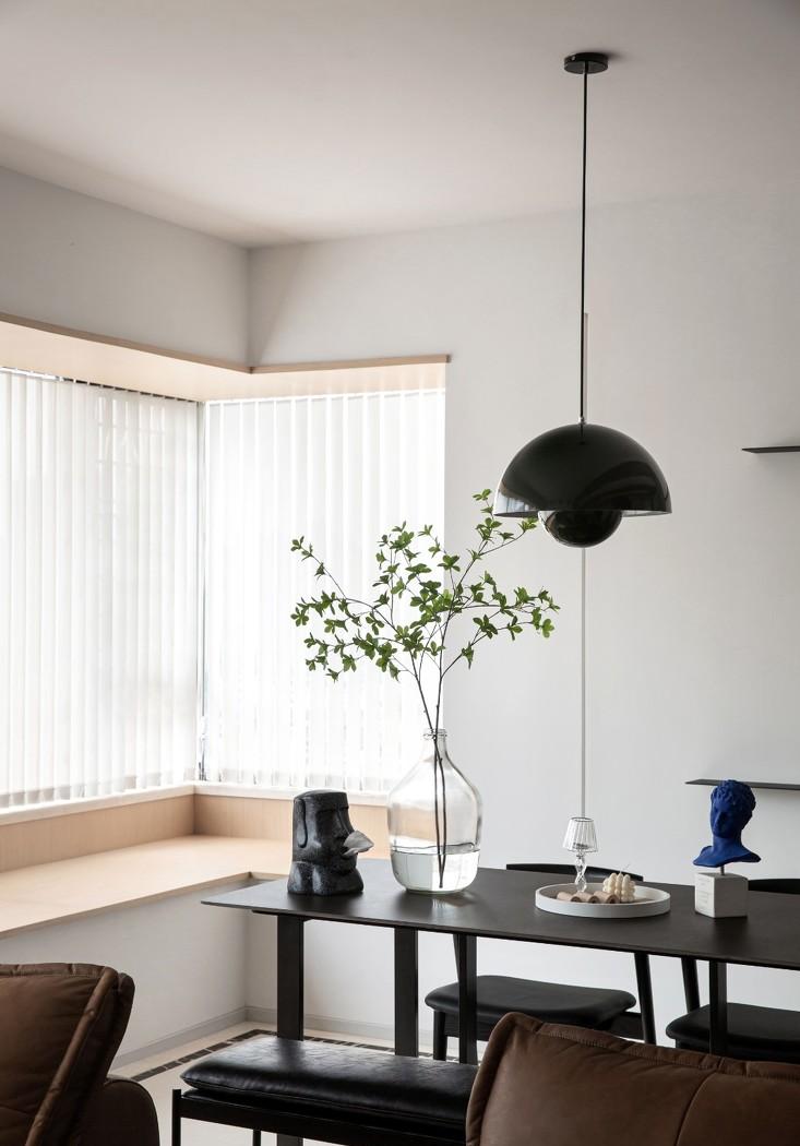 上北设计 | 蓝白之间 | 精装房的艺术变身-11