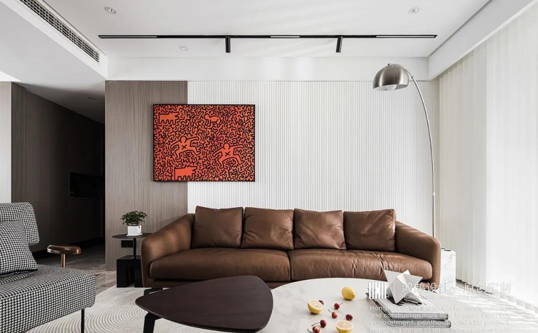 绍兴鸿鹄设计丨平层丨140平现代简约,汇筑年轻新生活-2