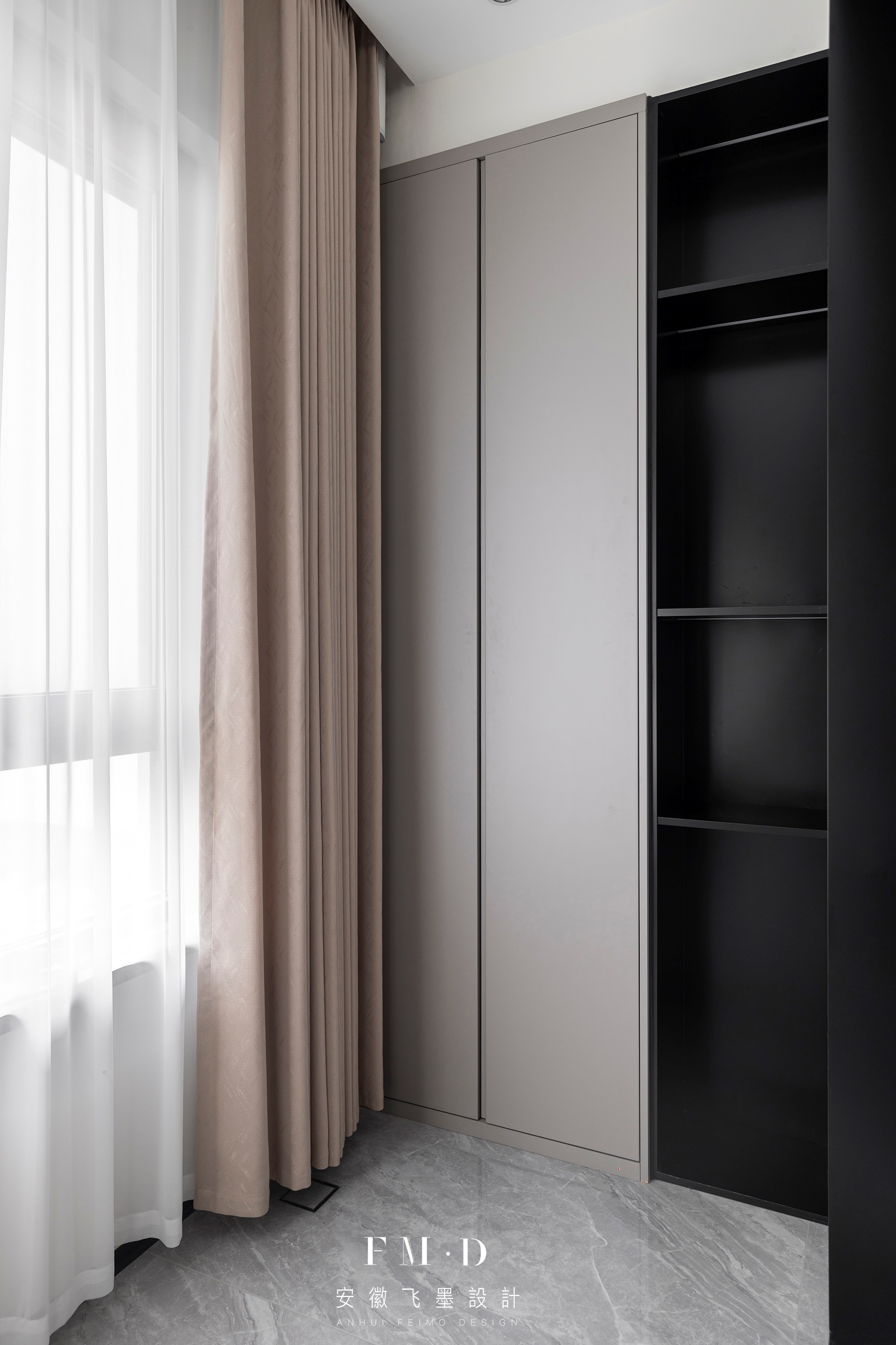 飞墨新作 || 三世同堂居132㎡现代简约家，高度舒适感拿捏！-4