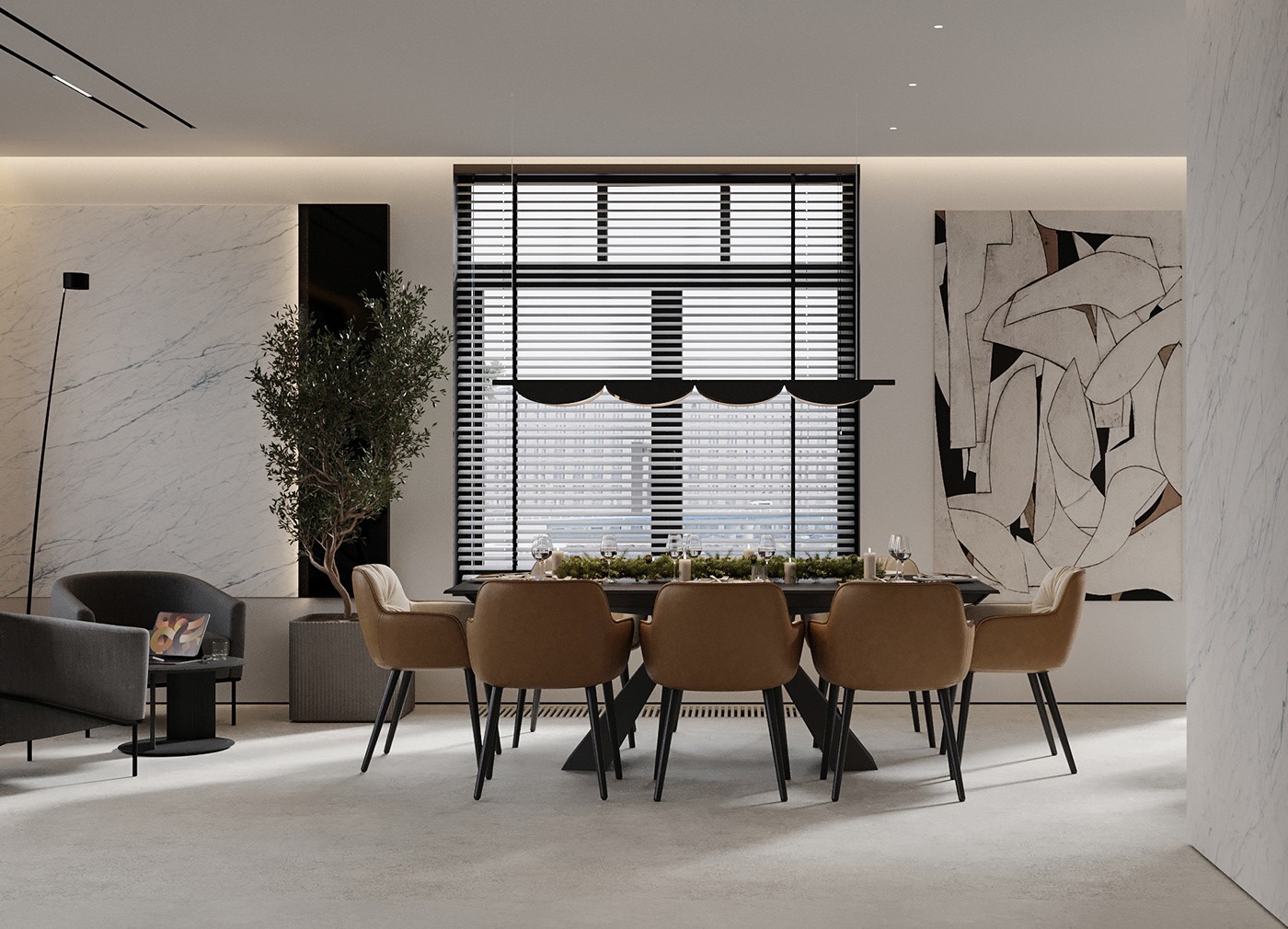 高级简约灰白空间  大气简洁！-5