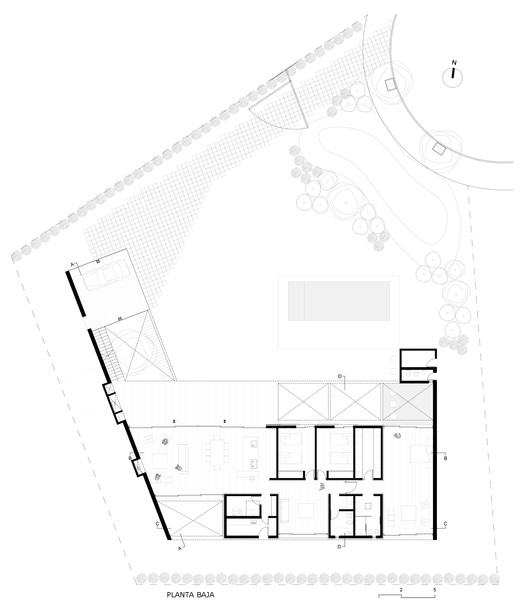 阿根廷科尔多瓦阳光住宅,融入自然的现代设计-10