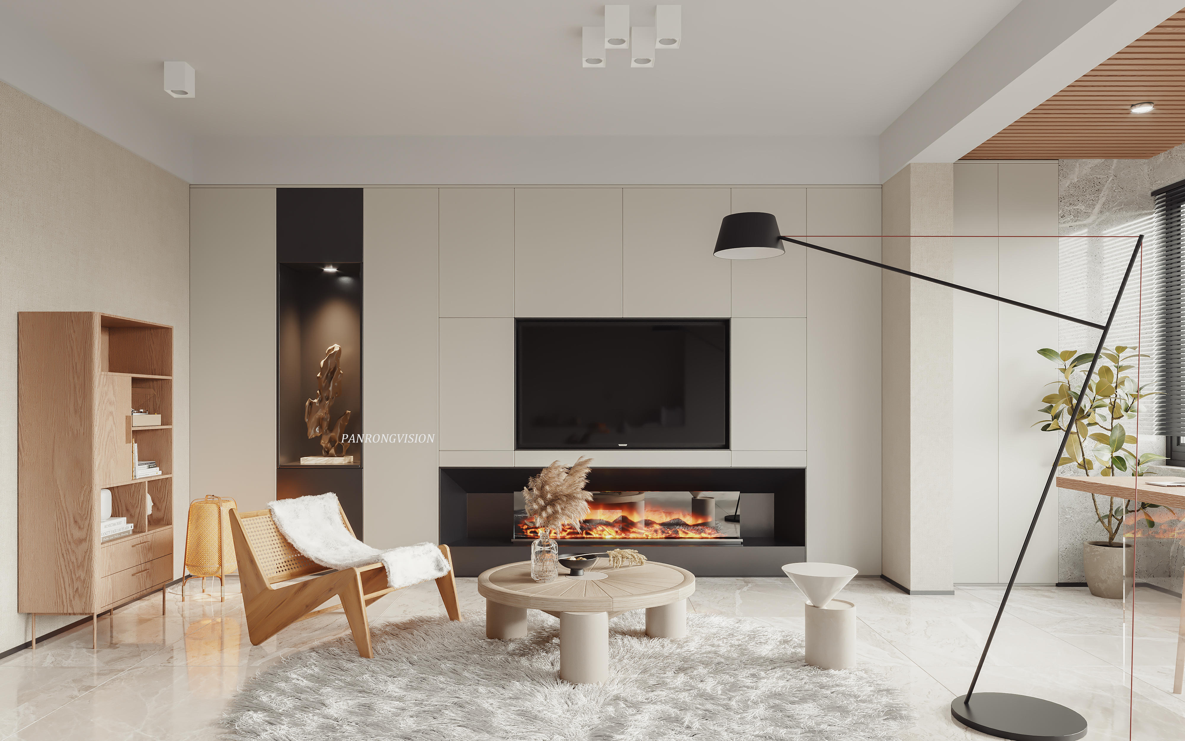 现代侘寂空间 | 3DMAX2019 打造极致美感-5