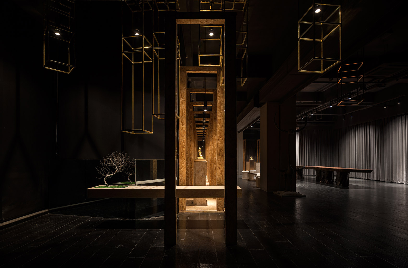 武汉金箔艺术馆——金色空间中的多功能融合-11
