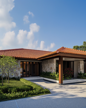 Sloping roof House I Kiến trúc sư Võ Hữu Linh