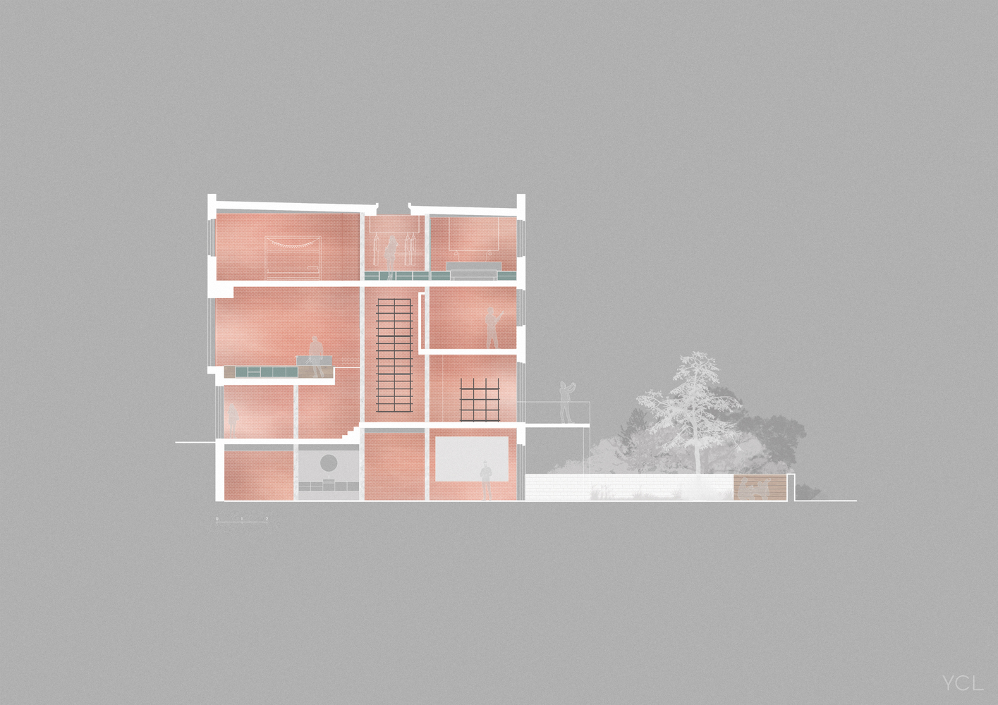 比利时布鲁塞尔 Brickwall 排屋翻新-61