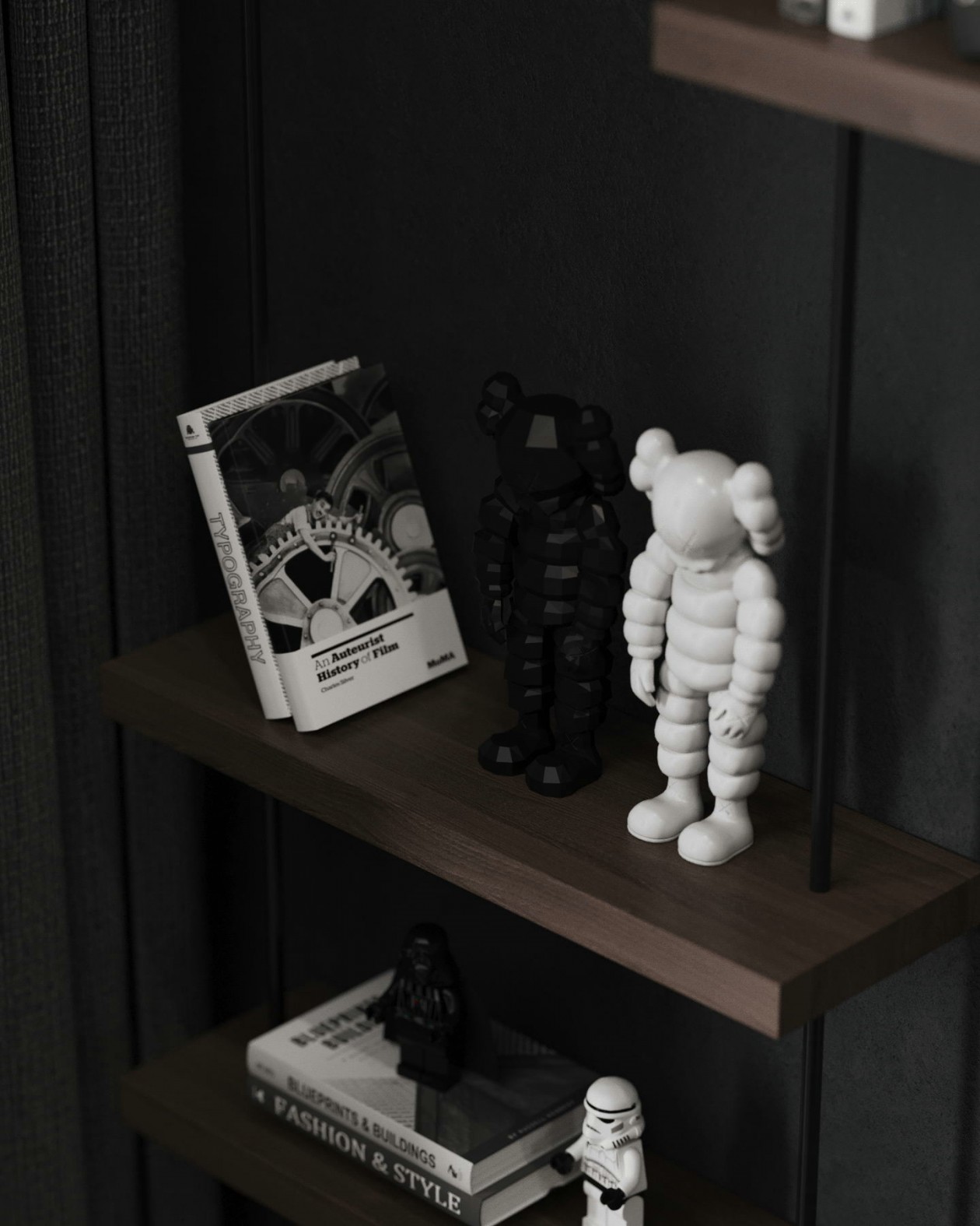 高级黑公寓 丰富极具有质感-24