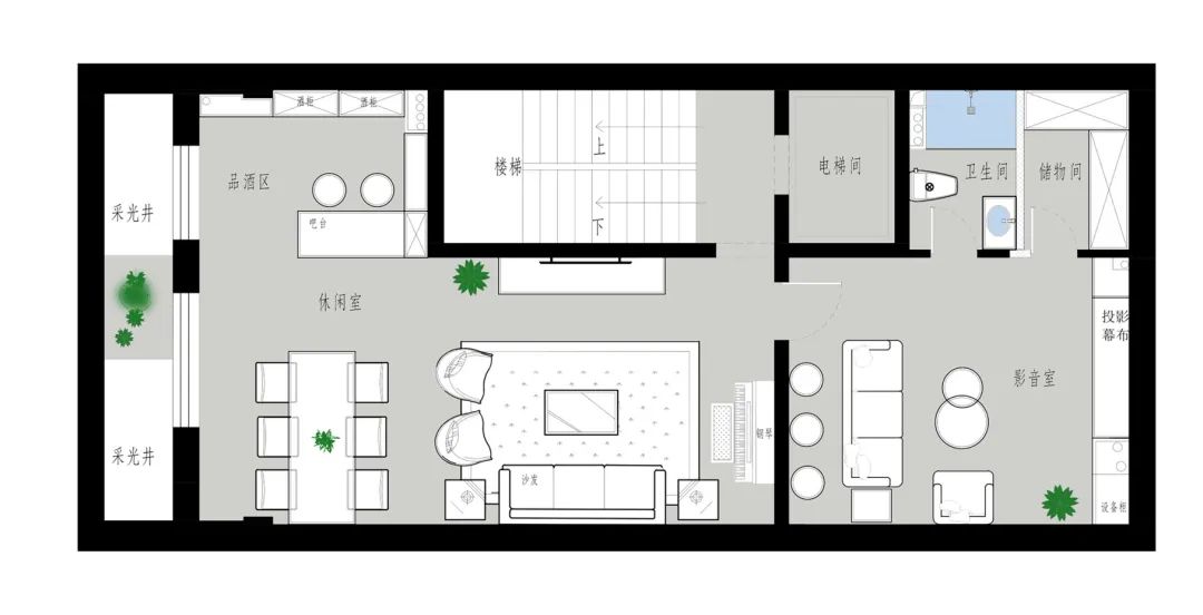 400㎡新中式别墅，漂亮有韵味，大爱客厅落地窗-17