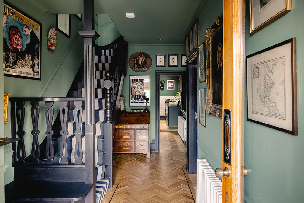 伦敦惊艳爱德华式住宅，大胆色彩诠释历史韵味-9