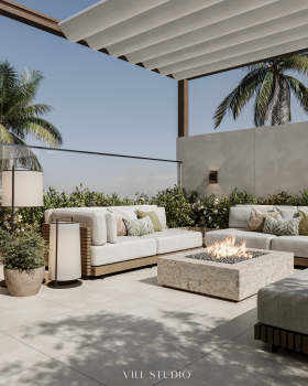 沙特阿拉伯·屋顶户外休闲区丨沙特阿拉伯丨Vill Studio™
