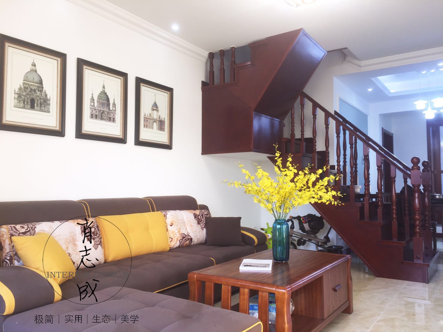 肖志成设计丨华轩北苑75平复式户型丨春•日光-22