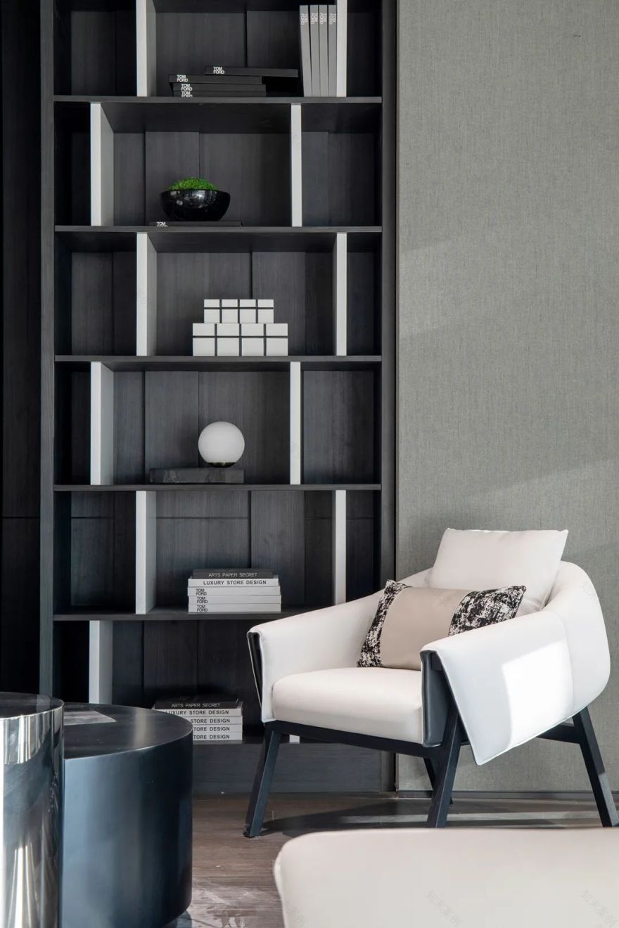 融创南昌·玖玺台销售中心 | 现代简约中的艺术与自然共生-107