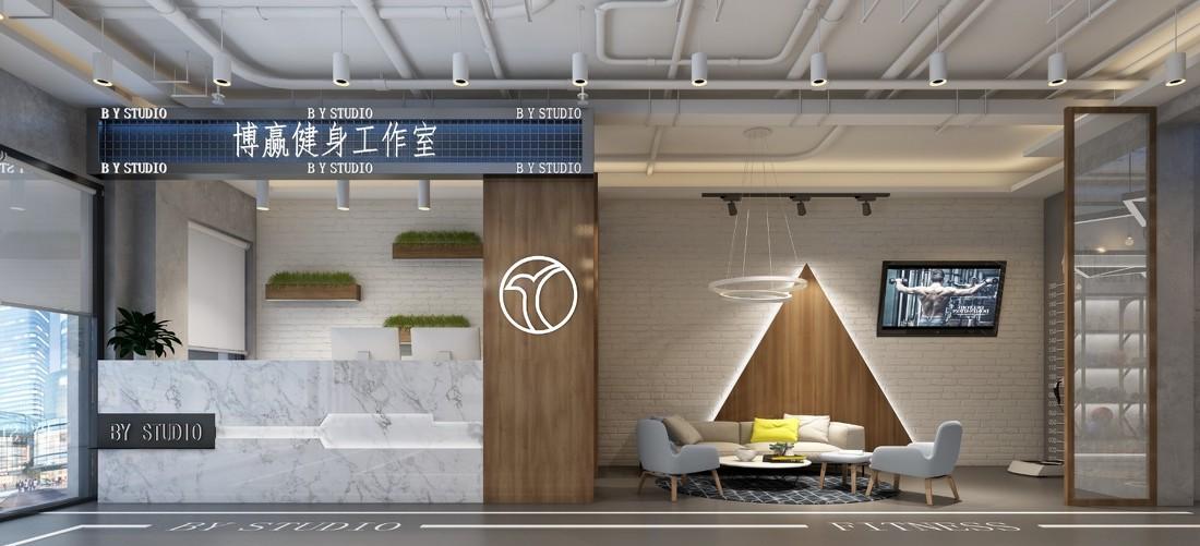 
克莱因设计丨西安搏赢健身工作室 -4