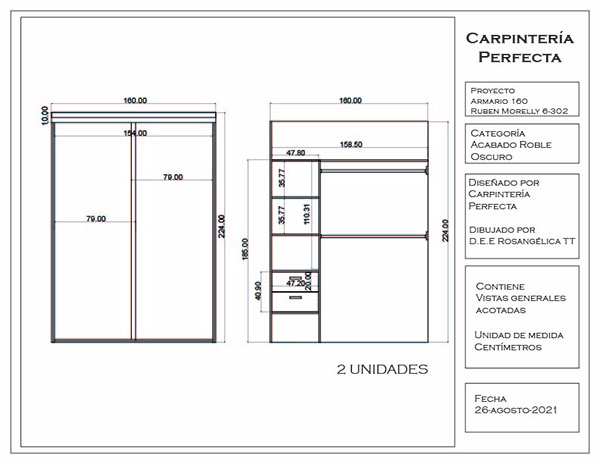 莫雷利家具衣柜，衣橱丨Perfecta Carpintería Arq-11