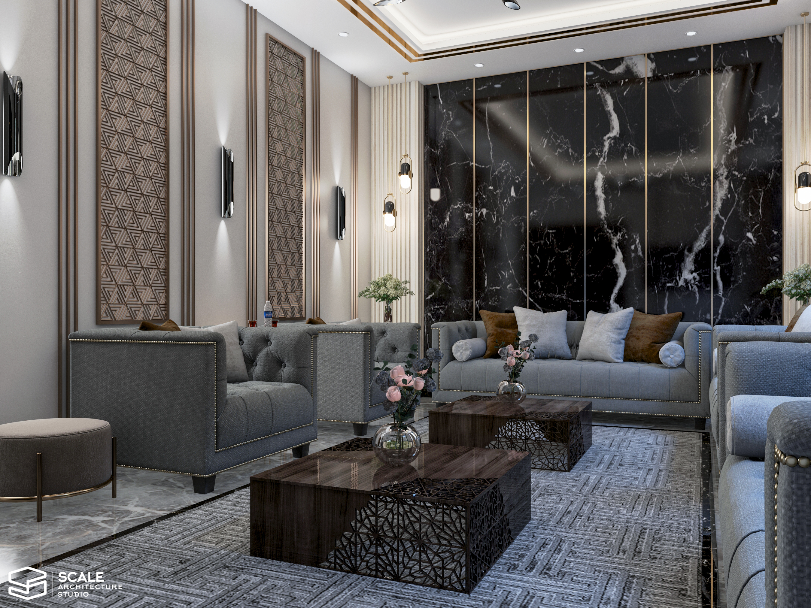 男士 Majlis（如果Majlis是特定术语，且你不确定其准确的中文意思，建议你进一步明确其含义）丨Scale architecture studio-7