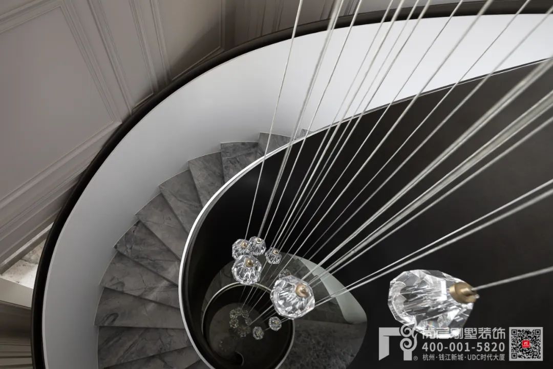 杭州香格里拉现代轻法大宅丨中国杭州丨杭州尚层装饰-46