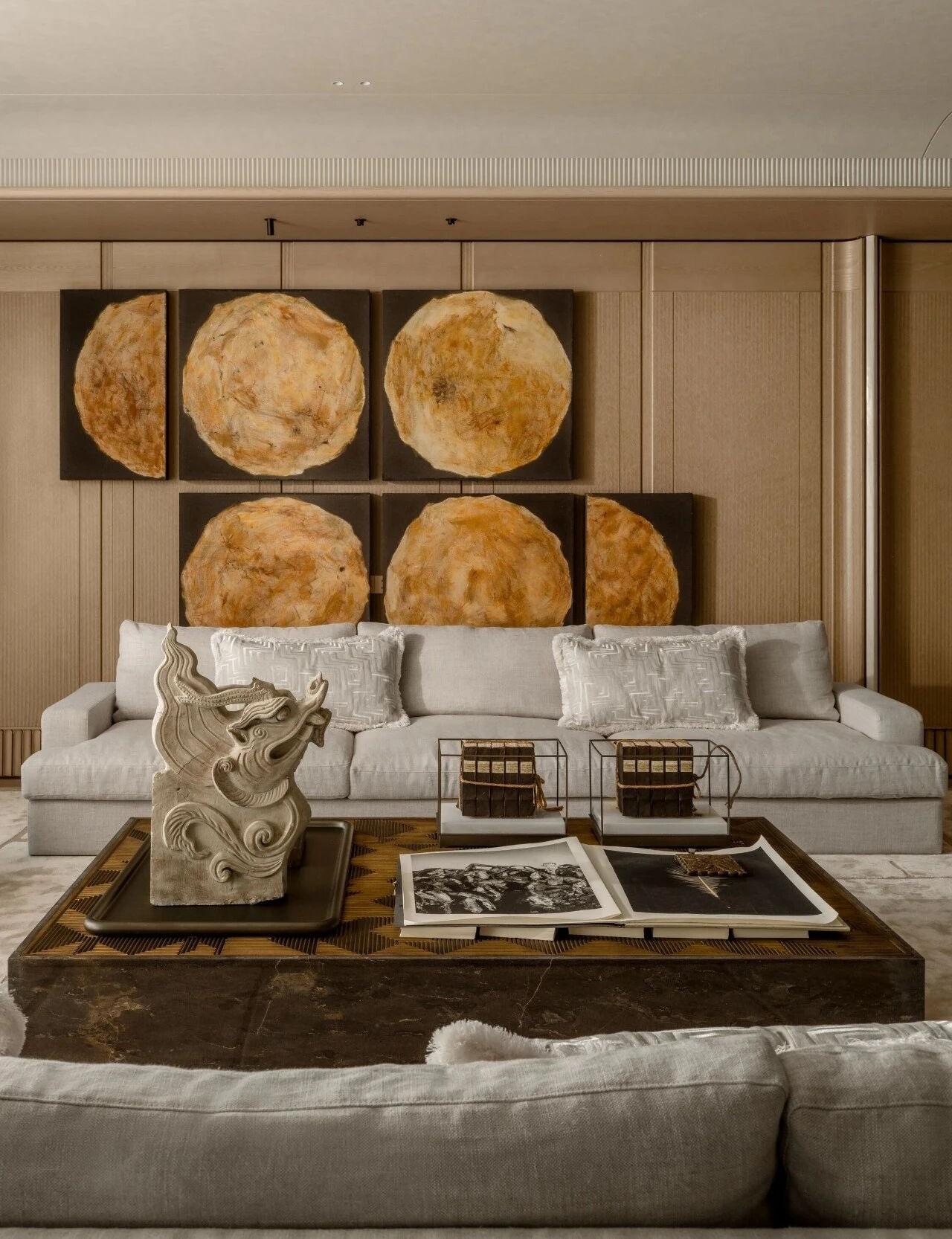 成都麓湖天琴澄音350㎡样板间丨中国成都丨盘石设计-4