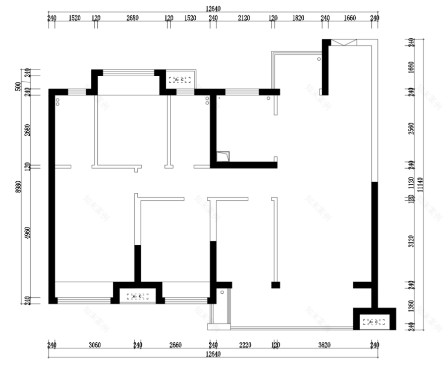 山境空间新案|实景案例分享——现代原木风的治愈系空间-110
