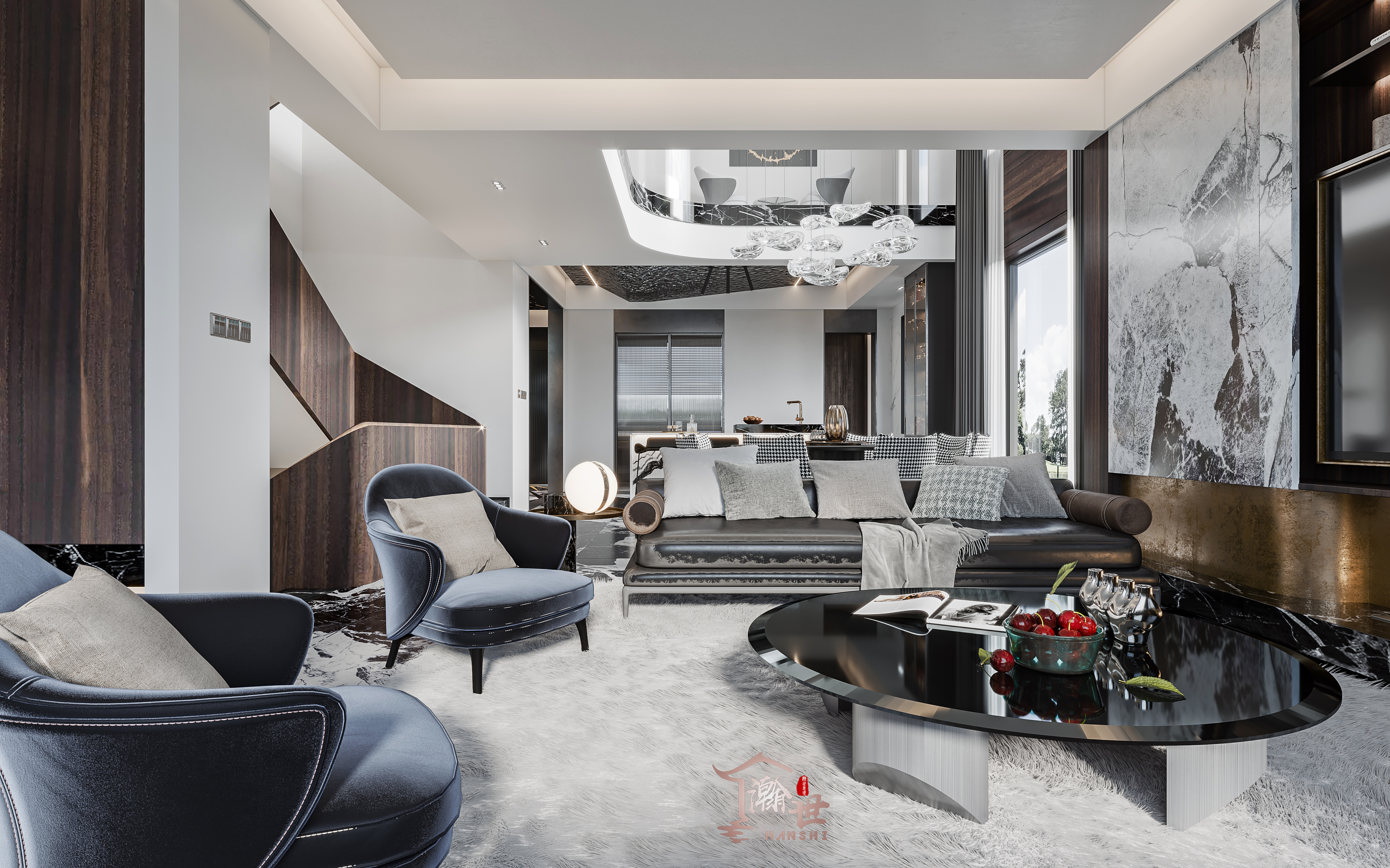 现代轻奢家装-瀚世表现-3