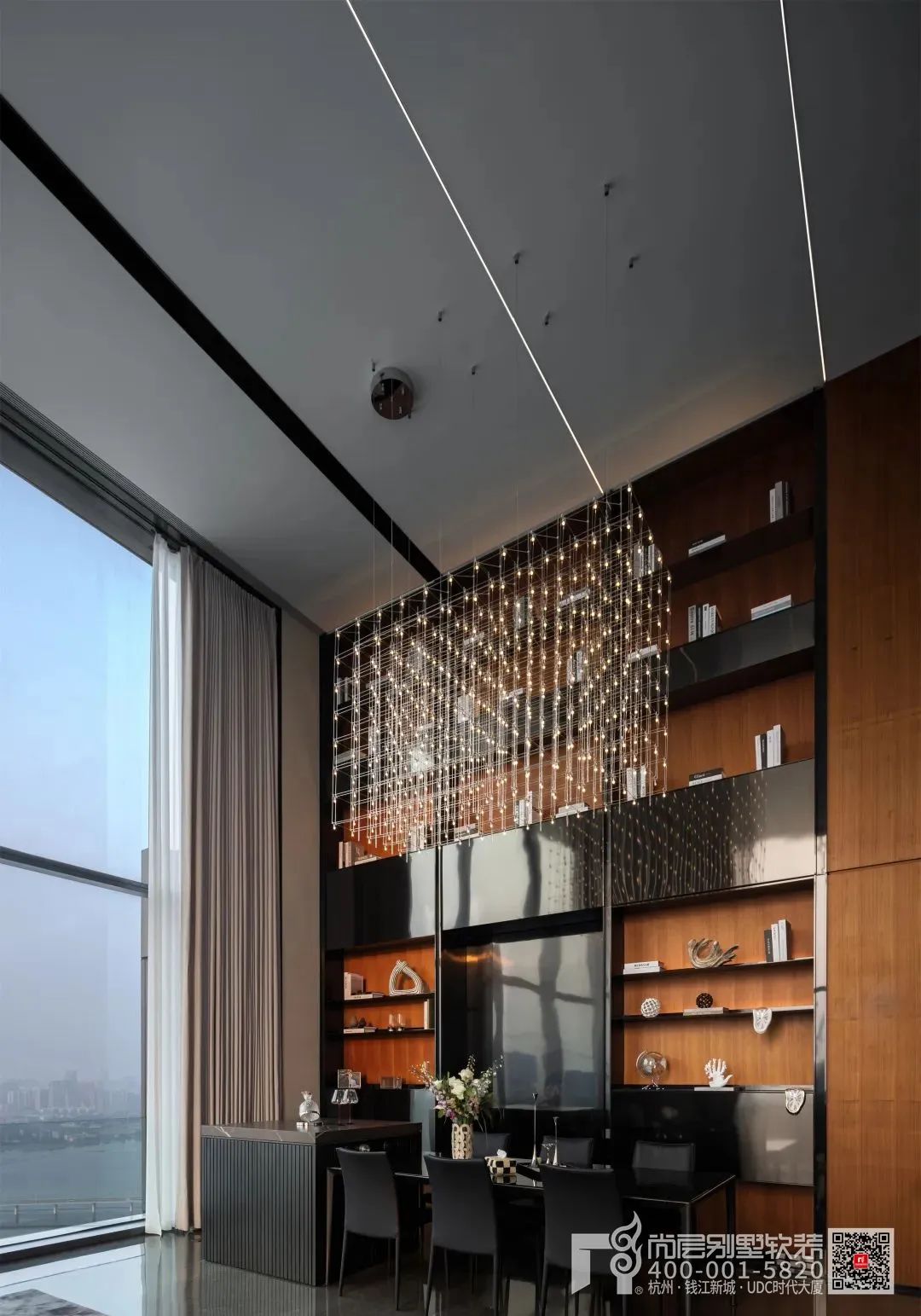 天空之镜 · 现代软装设计打造静谧湖景别墅丨杭州尚层装饰-26