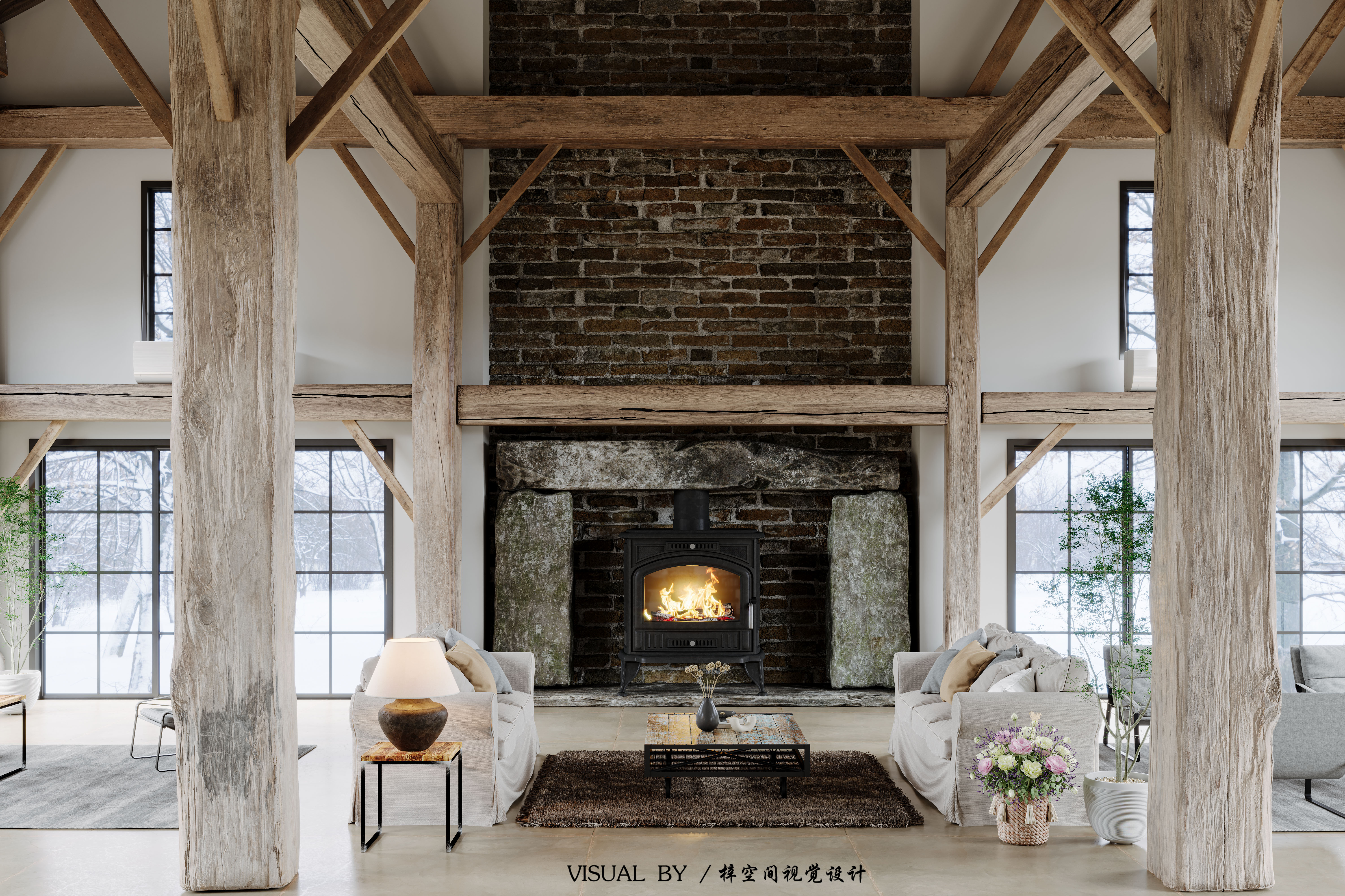 寂·寒丨梓空间视觉设计-7