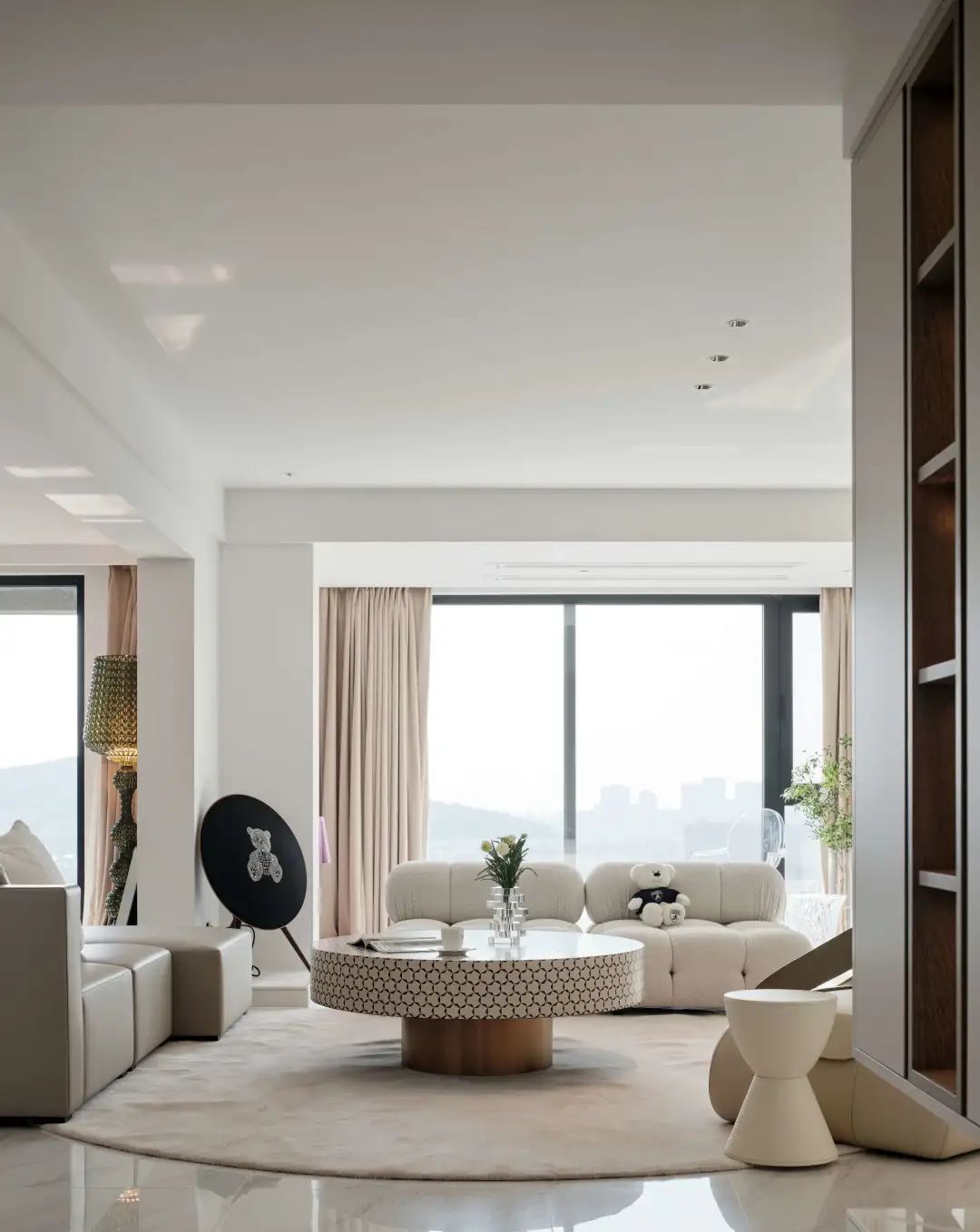 敔山湖畔春暖花开 · 苏鸣设计师的185㎡白色浪漫主义私宅丨尺度设计-18