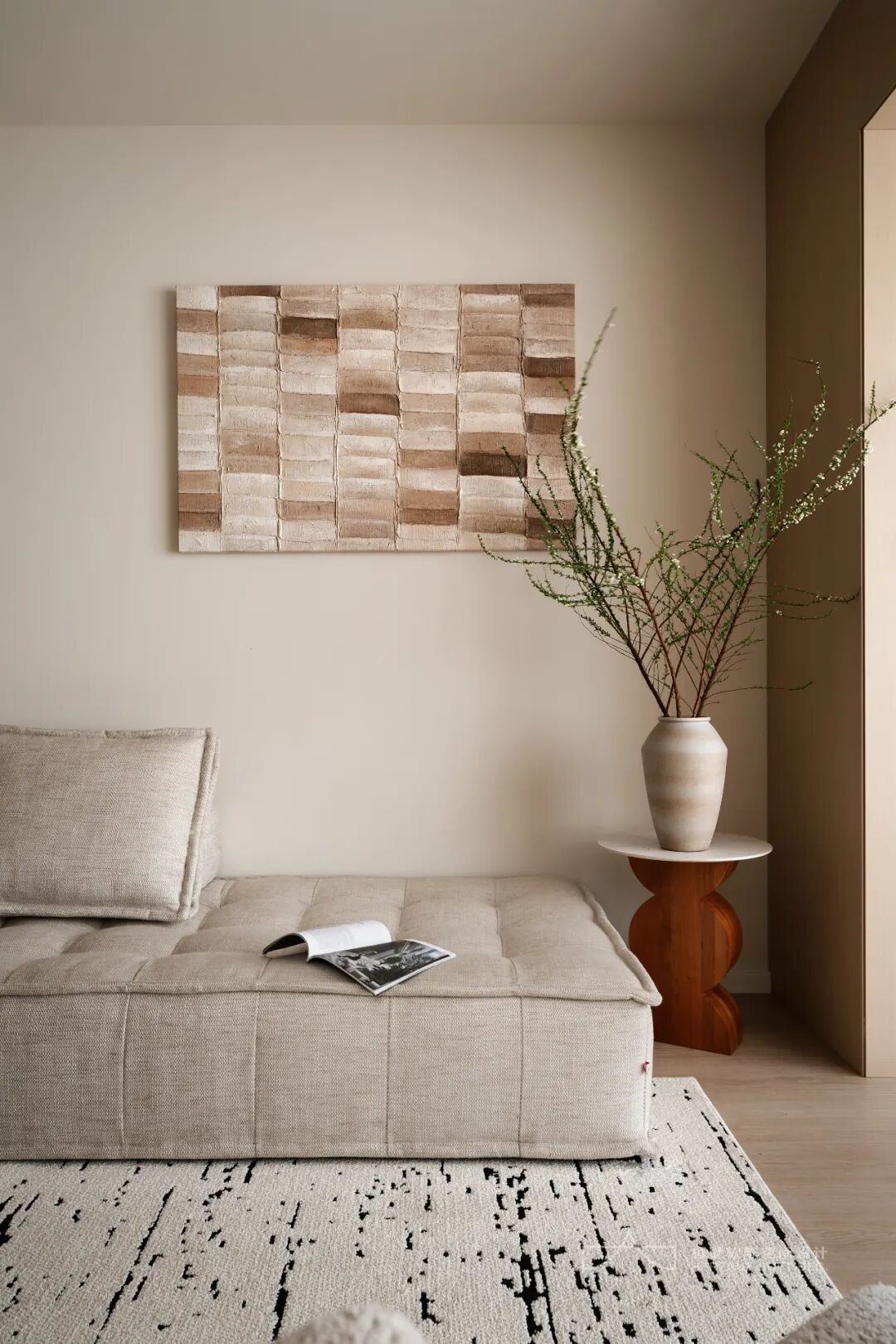 桓墅软陈实景|龙湖云麓-Japandi·中性色调下的沉稳和治愈-1