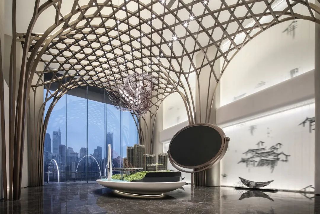 重庆世茂千厮门售楼处 | 山城文化与现代设计的完美融合-19