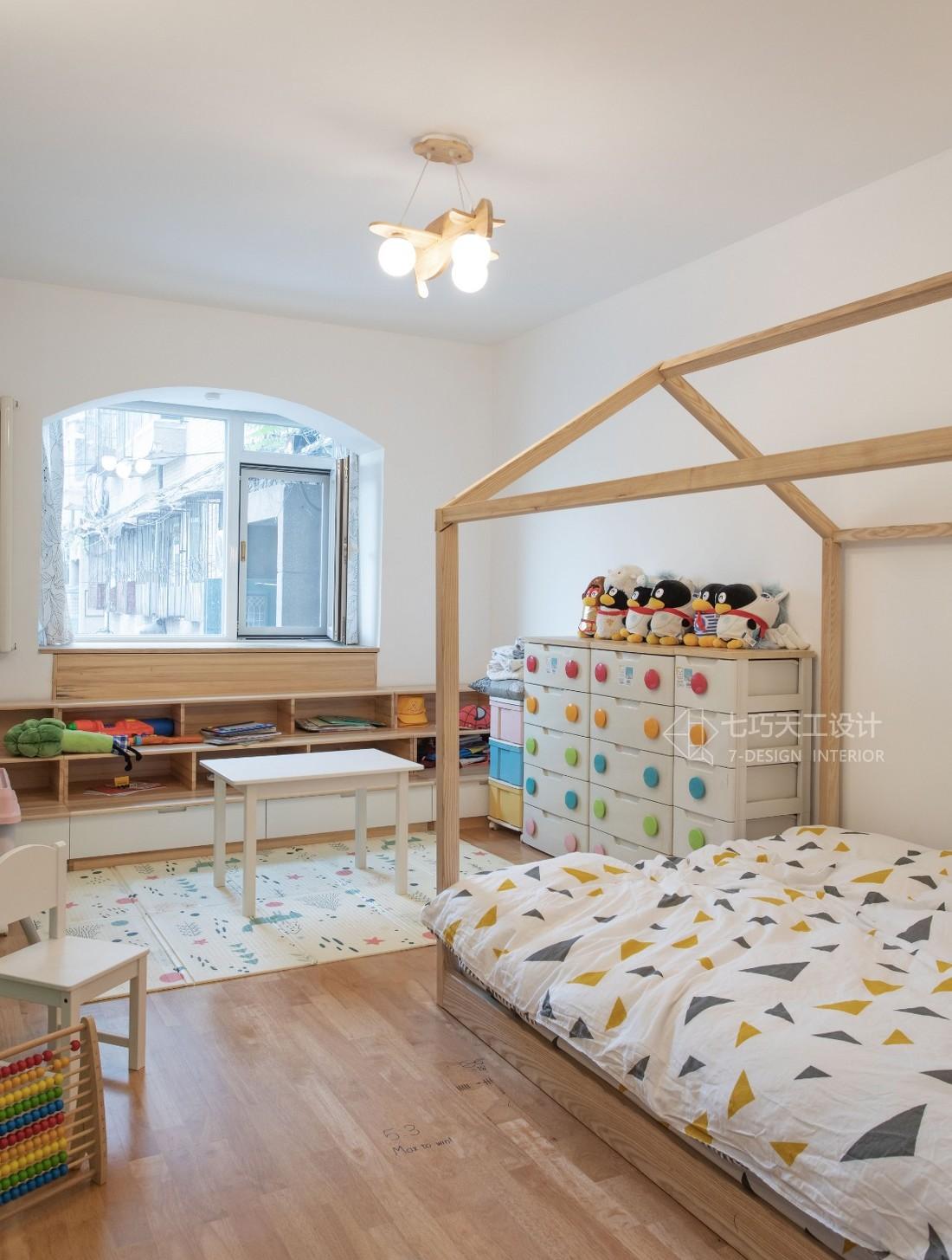 郑昊鸿打造老房翻新示范,粉蓝配色让空间焕新春-50