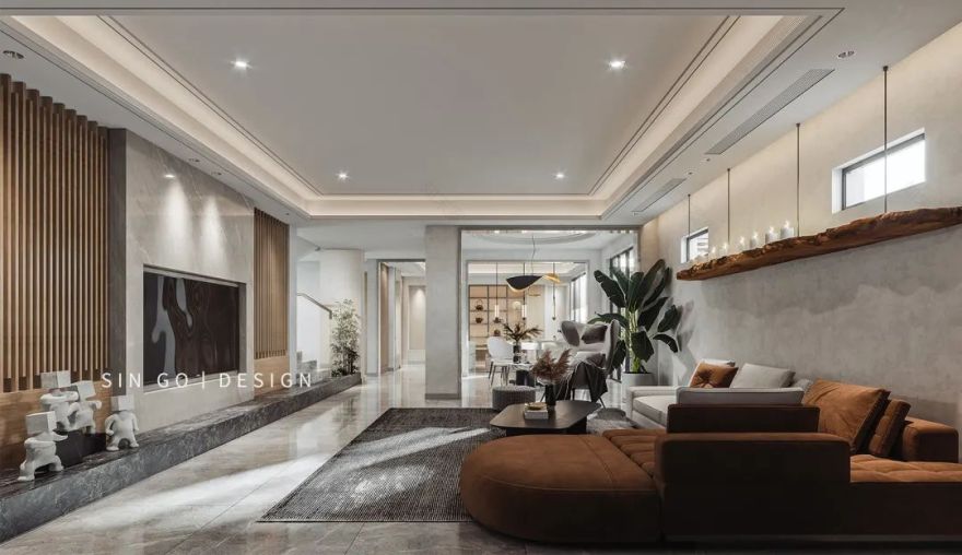 阳光下的现代中式别墅 · 500㎡长泰西郊设计案例解析丨中国上海丨温治国-13