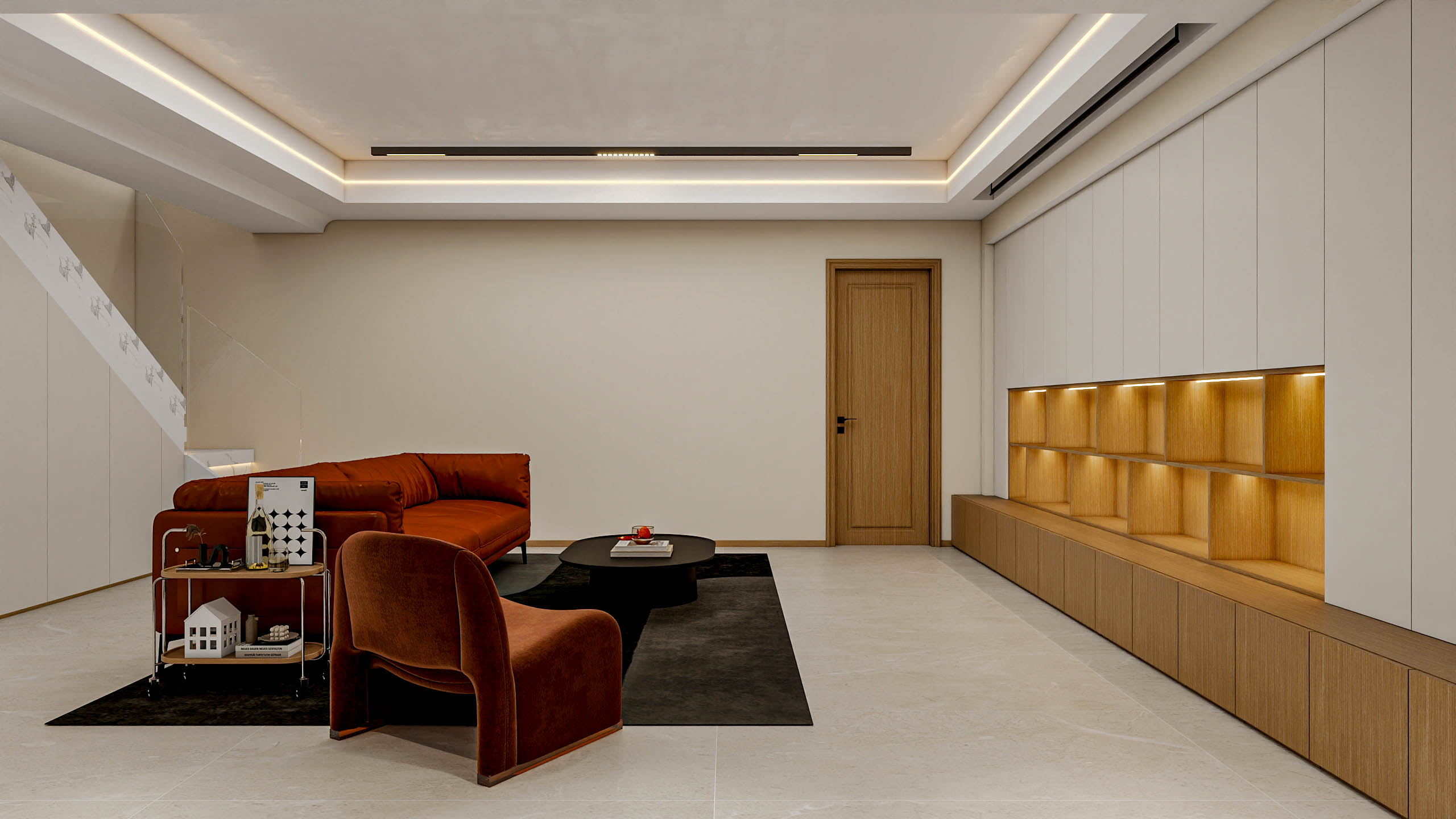 四川成都成都合院（376平方底跃简约中式三居室）-26