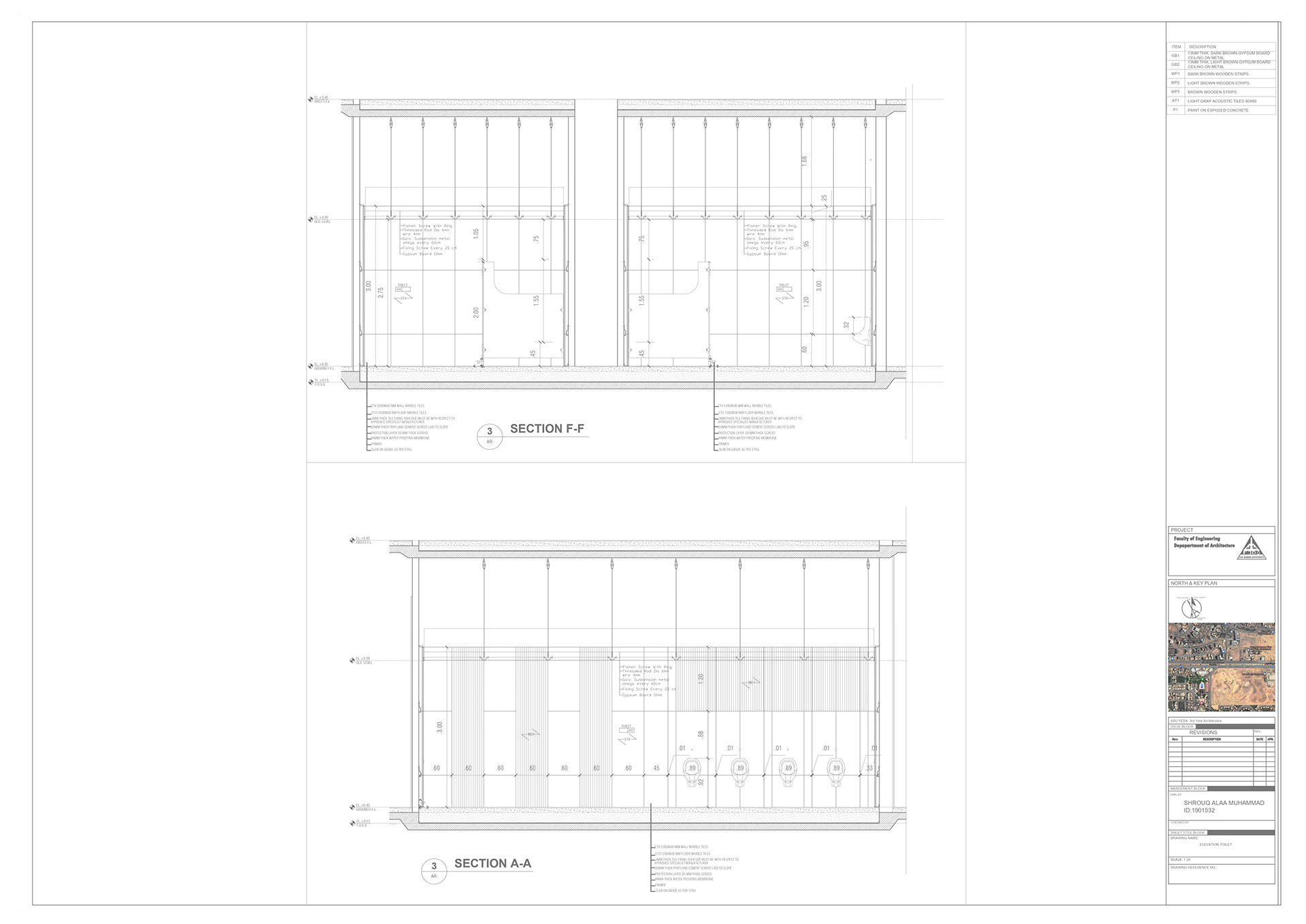 Strip Mall 执行图纸丨Ain Shams 大学工程学院建筑系-42