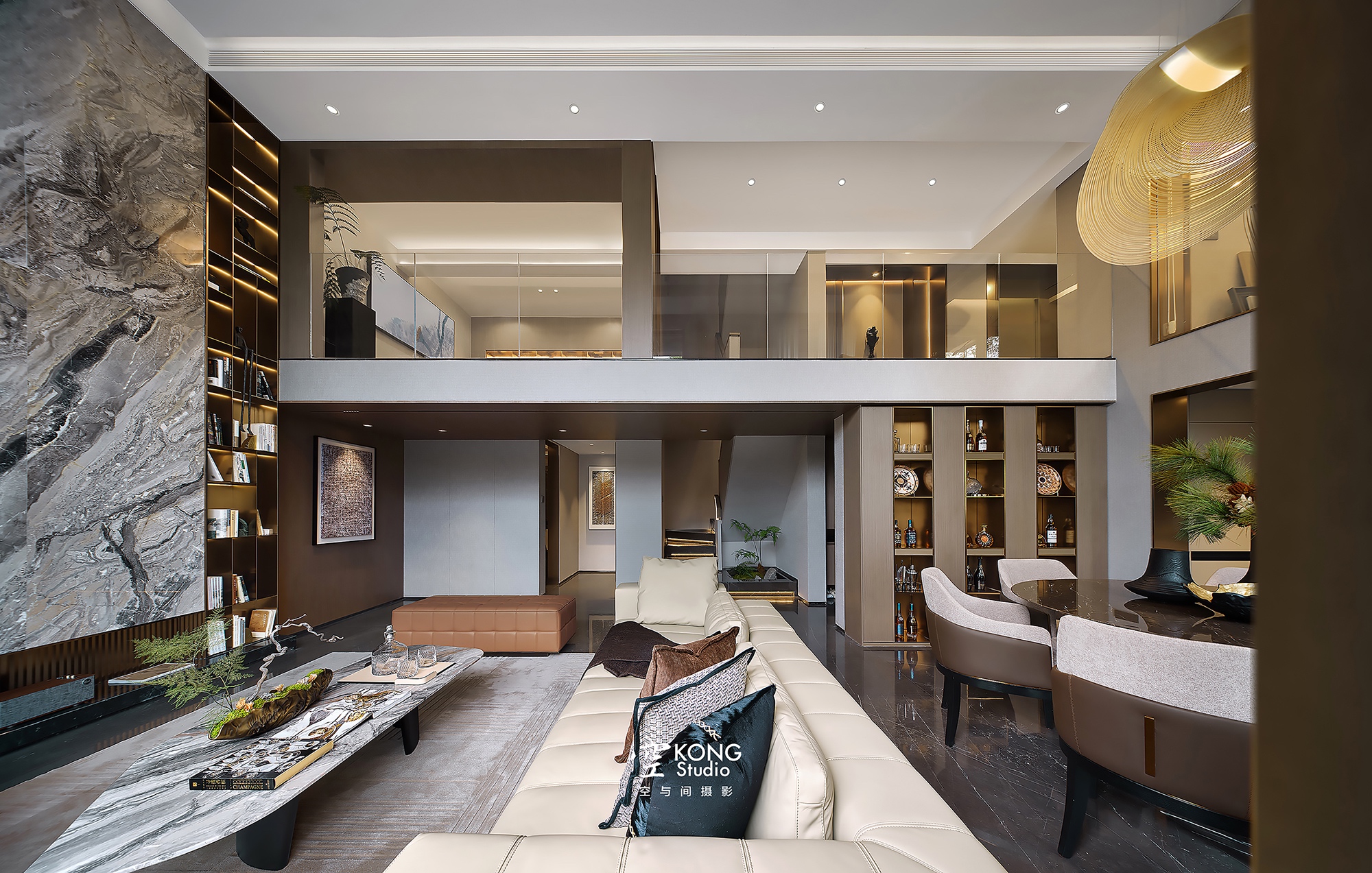 别墅空间摄影 | VANKE万科乐享品质 隐奢格调-4