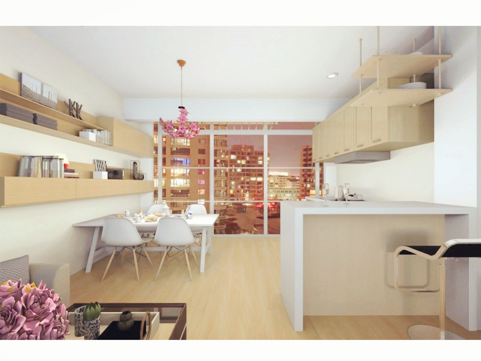 现代时尚单身公寓设计-8