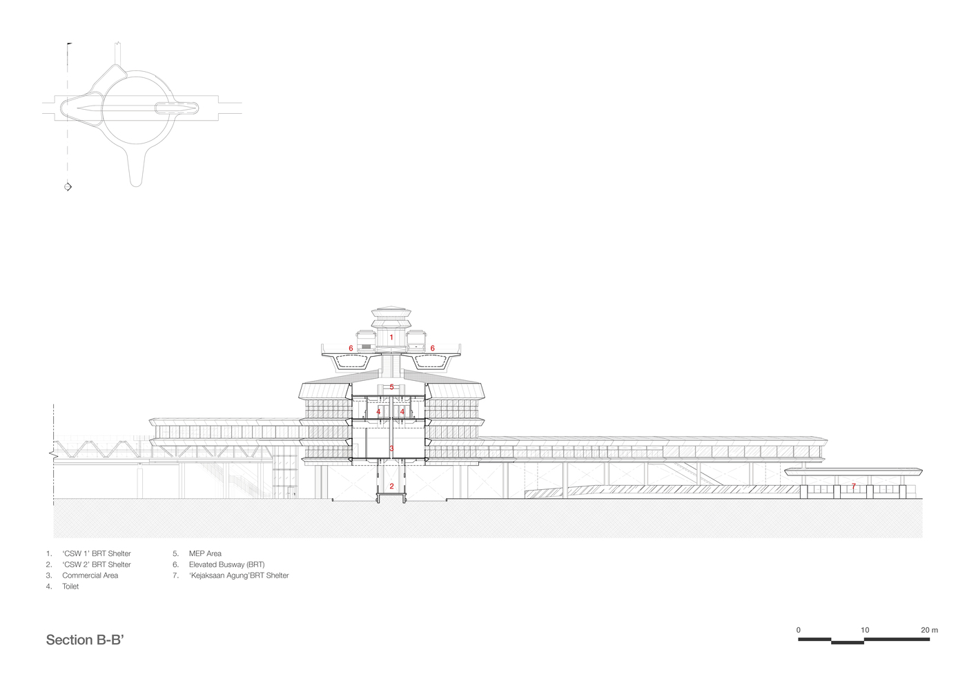 印尼雅加达 Cakra Selaras Wahana 立体交通枢纽设计丨印度尼西亚雅加达丨Studio Lawang-46