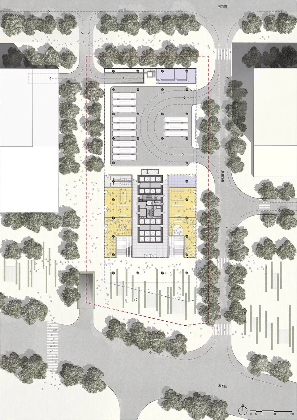 深圳宝安湾区产业投资大厦 | 空中花园与高效可持续设计-63