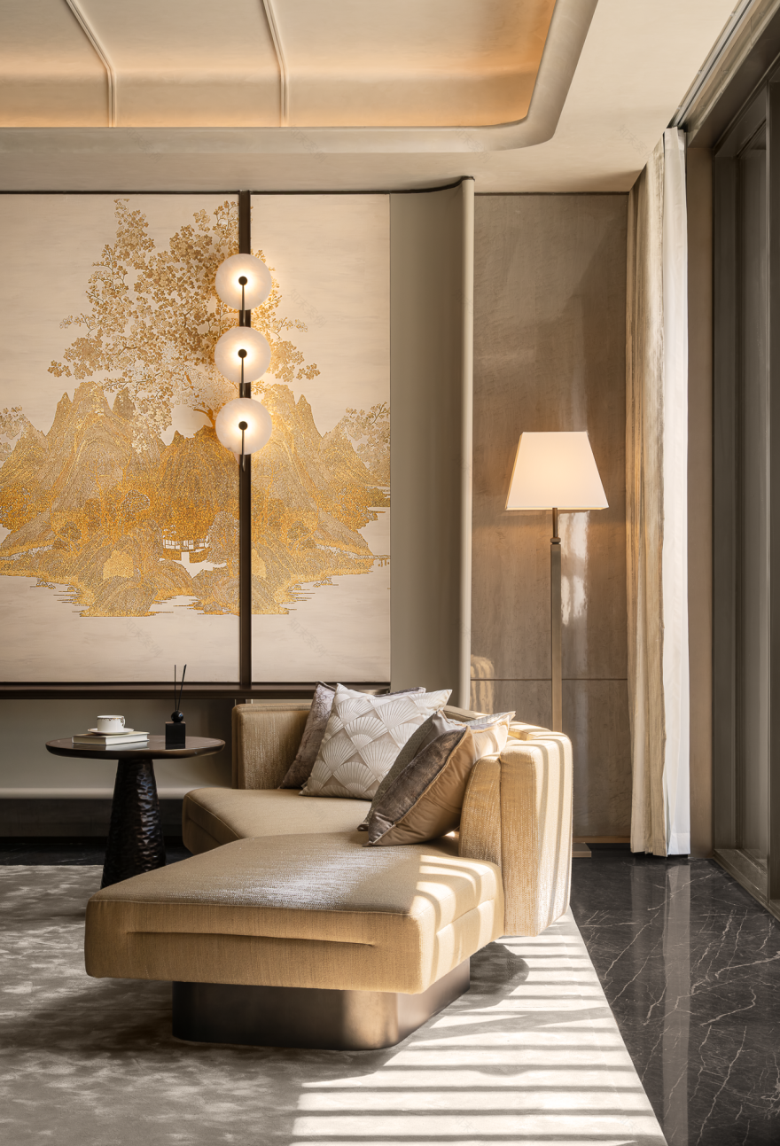 绿城·杭州宸风逸庐390㎡样板间丨中国杭州丨飞视设计,春山秋水-8